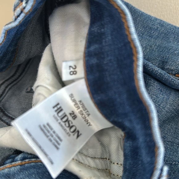 👖 Hudson Krista Ankle Super Skinny Jeans - Size 28- Medium Wash! - Picture 2 of 7